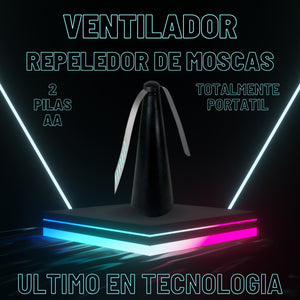 VENTILADOR ESPANTA MOSCAS-PILAS