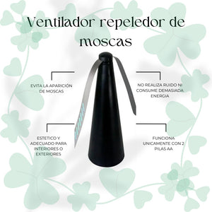 VENTILADOR ESPANTA MOSCAS-PILAS