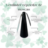 VENTILADOR ESPANTA MOSCAS-PILAS