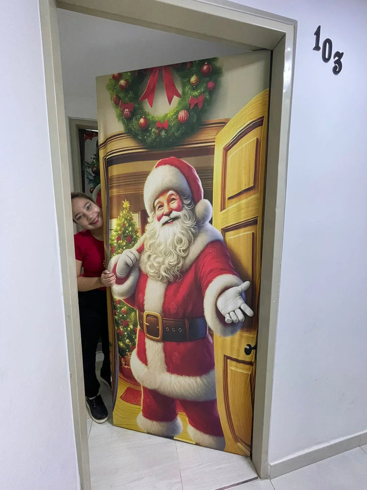 FUNDA PARA PUERTA NAVIDEÑA